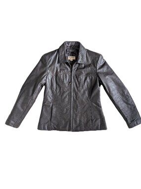 Wilsons Leather Genuine Leather Zip Jacket | Medium